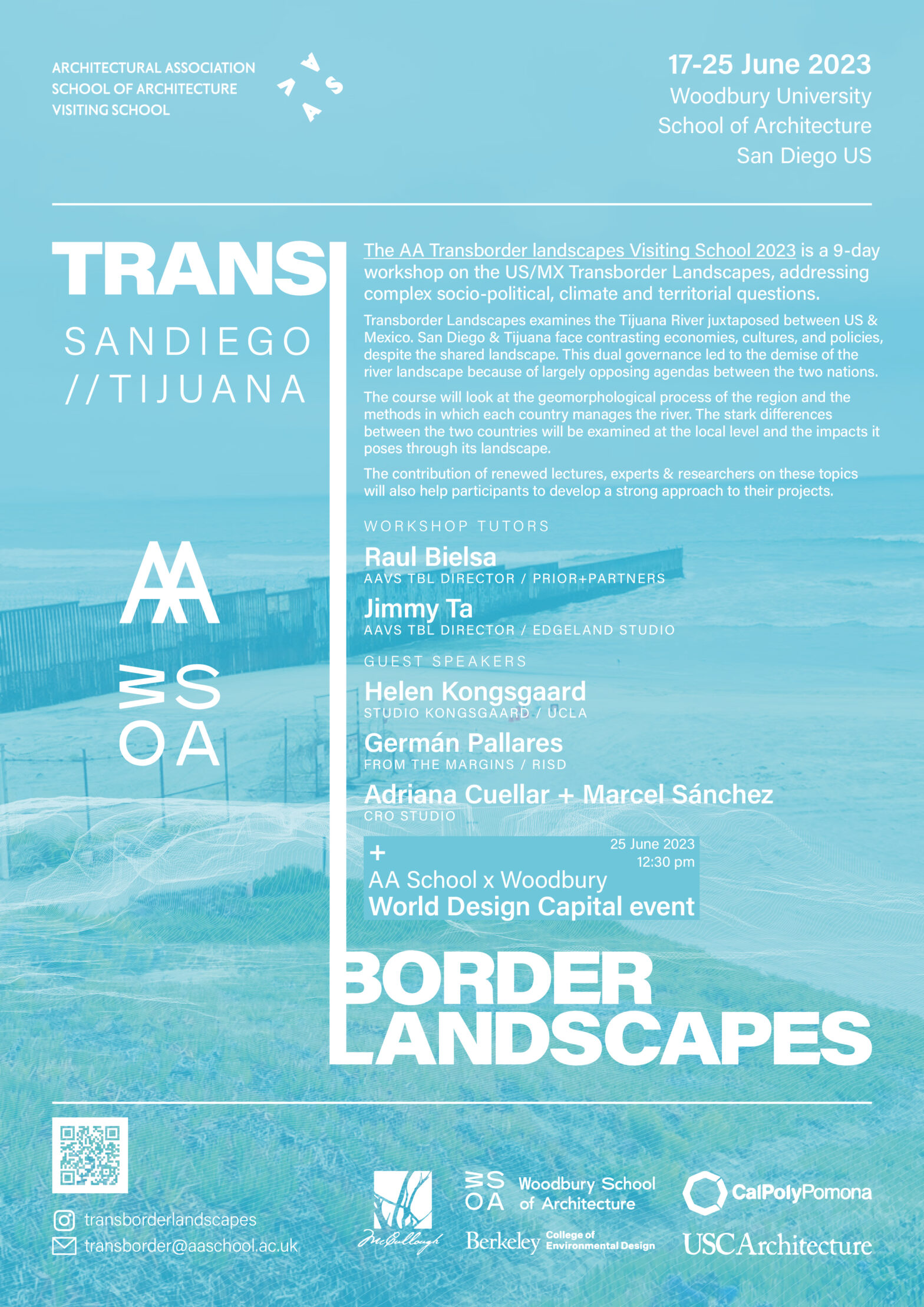 Transborder Landscapes Studio Flyer 2022