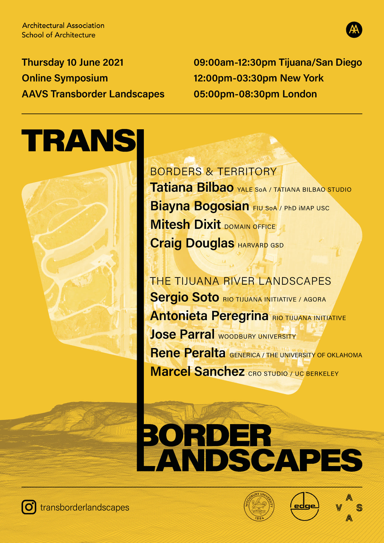 Transborder Landscapes Studio Flyer 2021